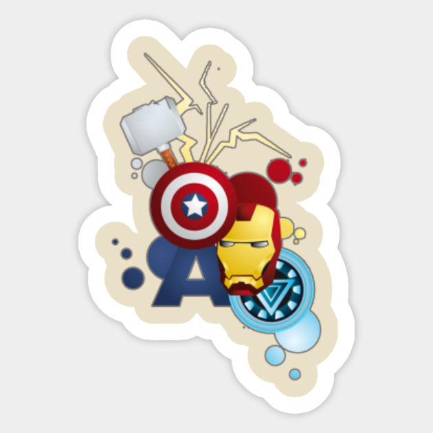 Avengers Marvel Design Avengers Sticker TeePublic
